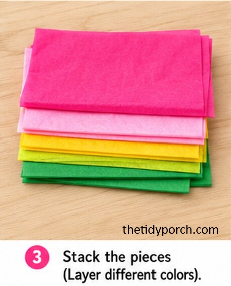 stack the pieces
