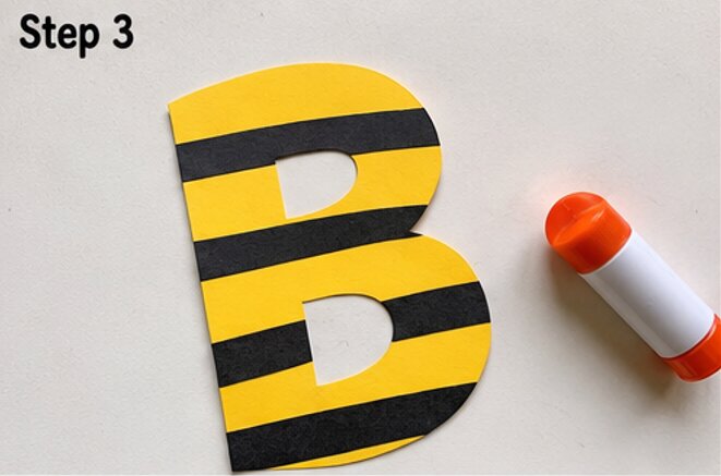Add the Black Stripes to the B