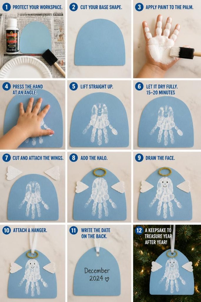 Angel Handprint Craft