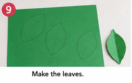 make the leaves